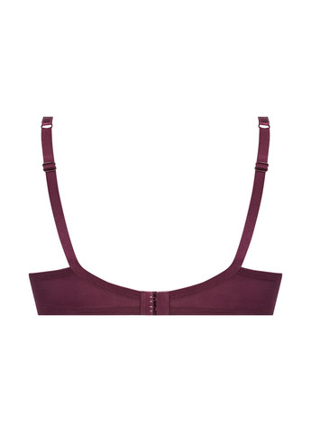 Бордовый балконет бюстгальтер Hunkemoller с косточками полиамид