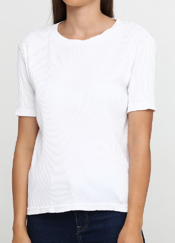 Белая летняя футболка Neon
