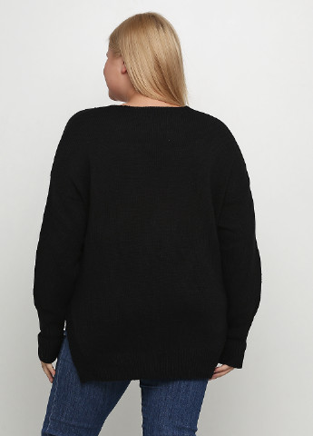 Черный демисезонный пуловер пуловер mnn mond