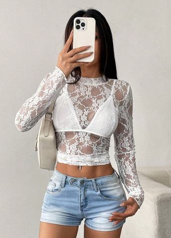 Біла блуза SHEIN