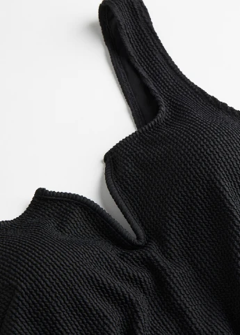 Чорний літній купальник суцільний, танк H&M