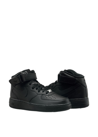 Чорні Осінні кросівки cw2289-001_2024 Nike AIR FORCE 1 MID '07