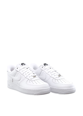 Белые демисезонные кроссовки fd1146-100 Nike Air Force 1 Low FlyEase Triple