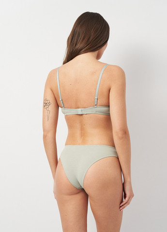 Оливковый демисезонный комплект (бюстгальтер, трусики) Jadea