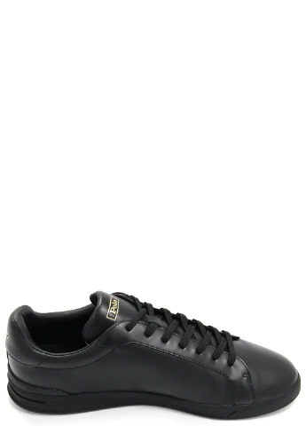 Чорні чоловічі кеди ralph lauren hrt ct ll-sk-ath Polo
