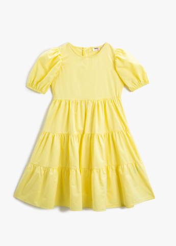 Светло-жёлтое платье KOTON (252050656)