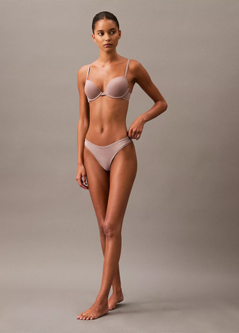 Сиреневый бюстгальтер Calvin Klein с косточками нейлон