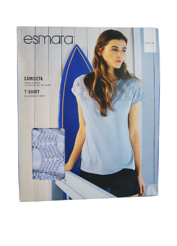 Голубая летняя футболка Esmara