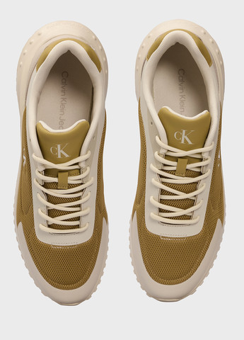 Коричневые всесезонные кроссовки Calvin Klein Jeans