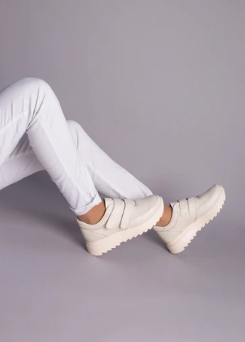 Кроссовки ShoesBand Brand молочные демисезоны (253915713)
