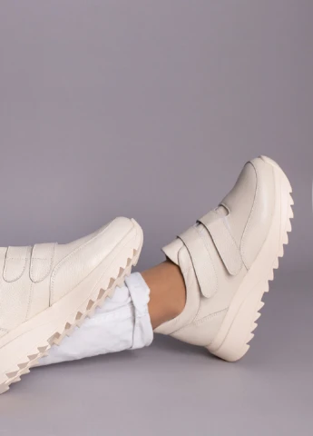 Кроссовки ShoesBand Brand молочные демисезоны (253915713)