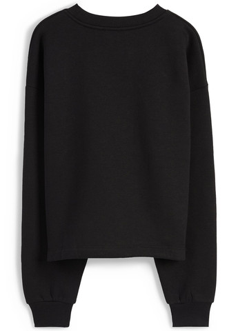 Чорний світшот C&A однотонний намистини (353313297)