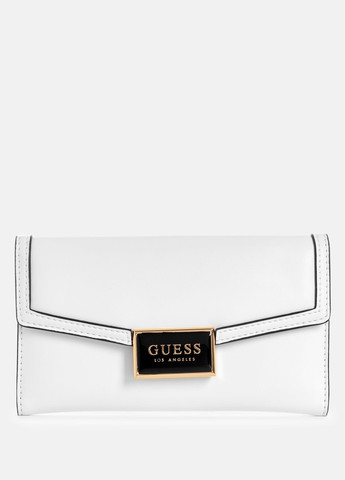 Білий демісезонний комплект (рюкзак, гаманець) Guess