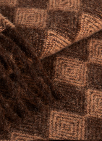 Плед ЭКО-шерсть 140х200 коричневый/песок Love You (252102565)