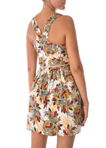 Комбинированное кэжуал платье Miss Miss однотонное