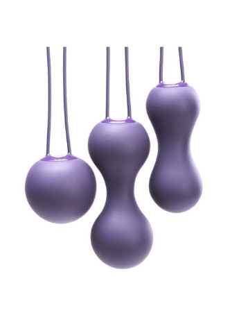 Набір вагінальних кульок - Ami Purple, діаметр 3,8-3,3-2,7см, вага 54-71-100гр Je Joue (255073322)