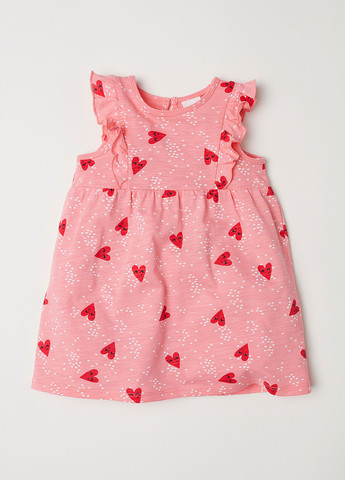 Розовое платье H&M (258546148)