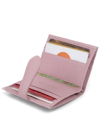Жіночий шкіряний гаманець-візитниця 10х8,3х1,5 см st leather (252129266)