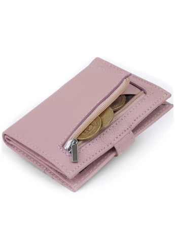 Жіночий шкіряний гаманець-візитниця 10х8,3х1,5 см st leather (252129266)