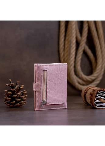 Жіночий шкіряний гаманець-візитниця 10х8,3х1,5 см st leather (252129266)