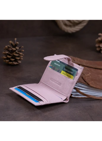 Жіночий шкіряний гаманець-візитниця 10х8,3х1,5 см st leather (252129266)