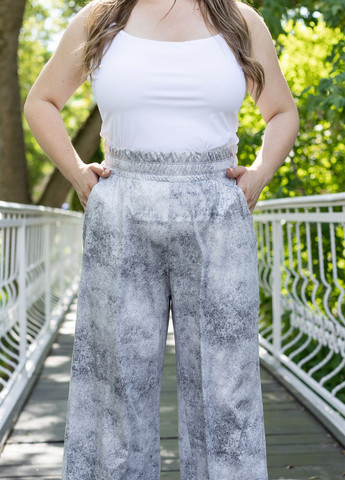 Брюки палаццо из микрофибры TOTALFIT (353331982)