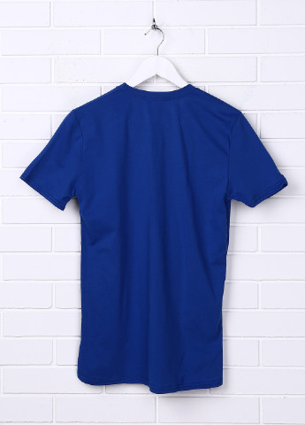 Темно-синя футболка з коротким рукавом Трикомир
