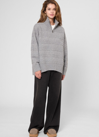 Светло-серый зимний свитер PRPY