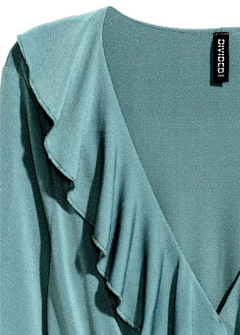 Бирюзовое кэжуал платье H&M