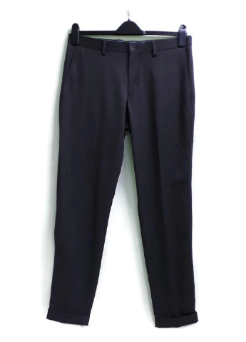 Темно-серые кэжуал демисезонные зауженные брюки S.Oliver