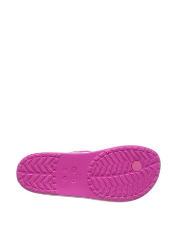 Розовые пляжные вьетнамки Crocs