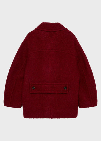 Бордове демісезонне Пальто оверсайз Tommy Hilfiger