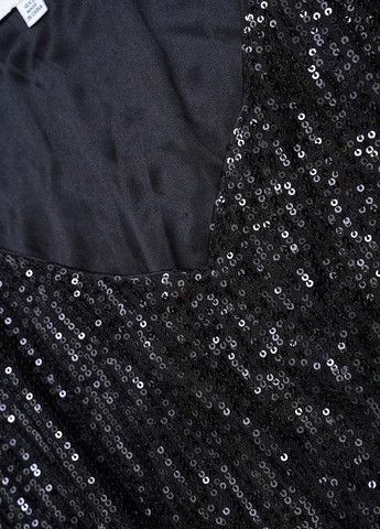 Чорна вечірня сукня в стилі армпір SHEIN однотонна