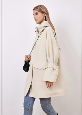 Плащ SHEIN тренчкот на кнопках демисезон (330749678)