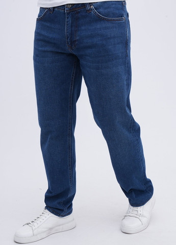 Синие демисезонные слим джинсы Trend Collection
