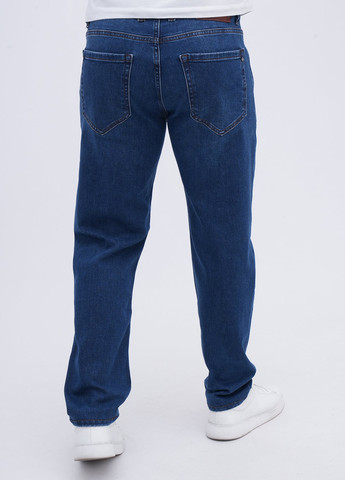 Синие демисезонные слим джинсы Trend Collection