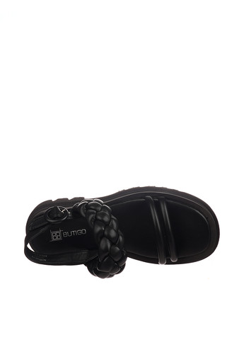 Черные босоножки Butigo с ремешком плетение
