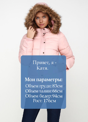 Светло-розовая зимняя куртка Review