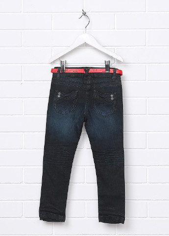 Темно-синие демисезонные со средней талией джинсы Geox