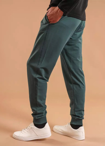 Темно-зеленые кэжуал демисезонные джоггеры брюки BBL