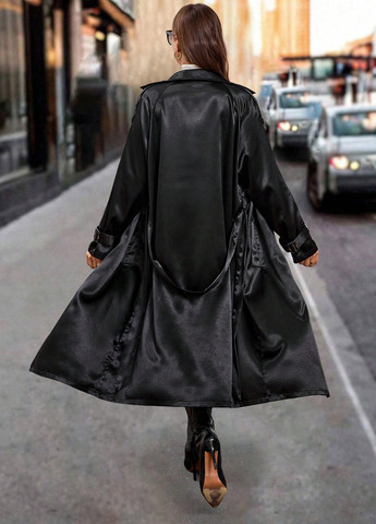 Плащ SHEIN тренчкот на гудзиках демісезон (340672845)