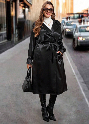 Плащ SHEIN тренчкот на гудзиках демісезон (340672845)