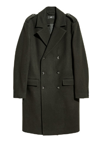 Темно-зеленое демисезонное Пальто H&M