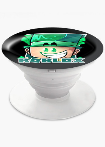 Попсокет (Popsockets) тримач для смартфону Роблокс (Roblox) (8754-1226) Чорний MobiPrint (216748487)