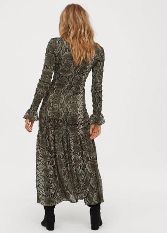 Зеленое кэжуал платье H&M
