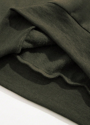 Зелений світшот SHEIN малюнок без декору (329841479)