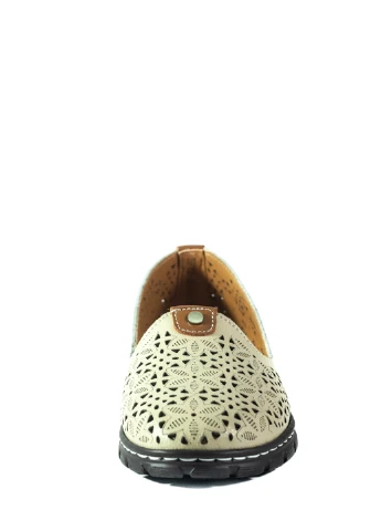 Жіночі балетки Allshoes | бежеві однотонні штучна шкіра (219779017)