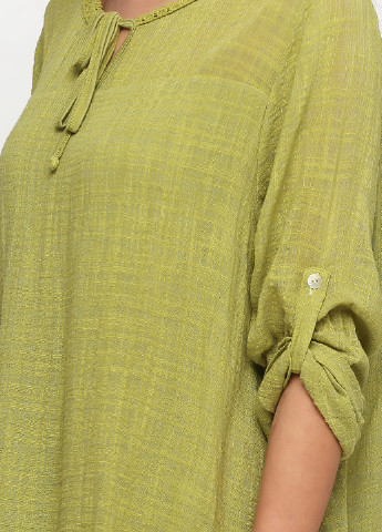 Фисташковая демисезонная блуза Made in Italy