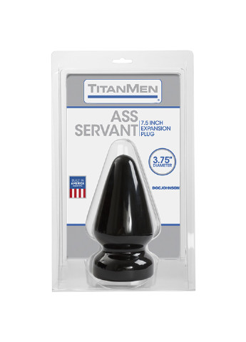 Пробка для фистинга Titanmen Tools - Butt Plug 3.75 Inch Ass Servant, диаметр 9,4см Doc Johnson (254973560)