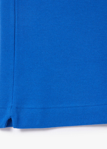 Голубой футболка-поло для мужчин Lacoste однотонная